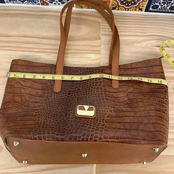 Valentina Tradizione Italians Genuine Leather Tote - Picture 3 of 12